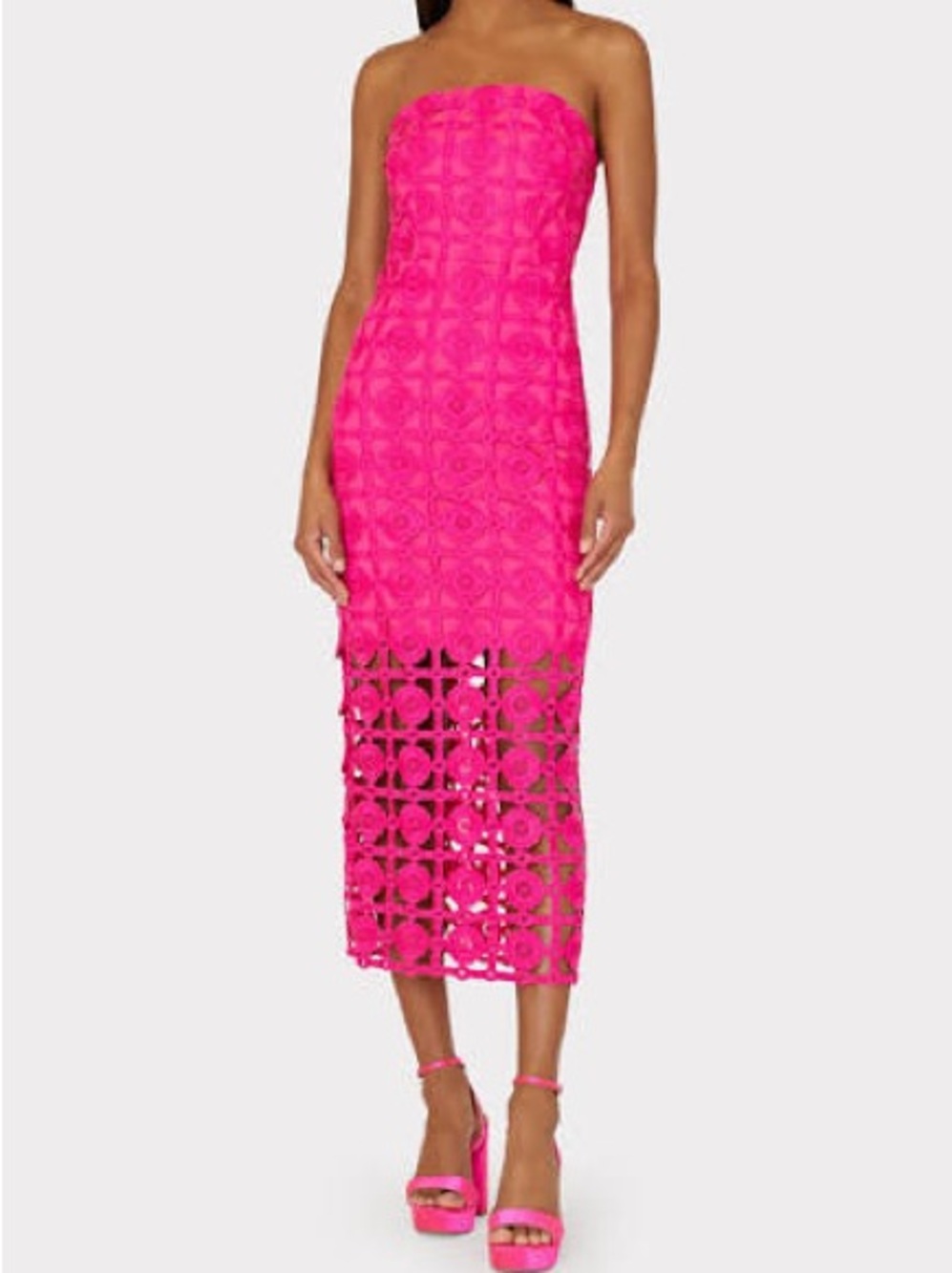 MILLY Kait Tile Lace Dress